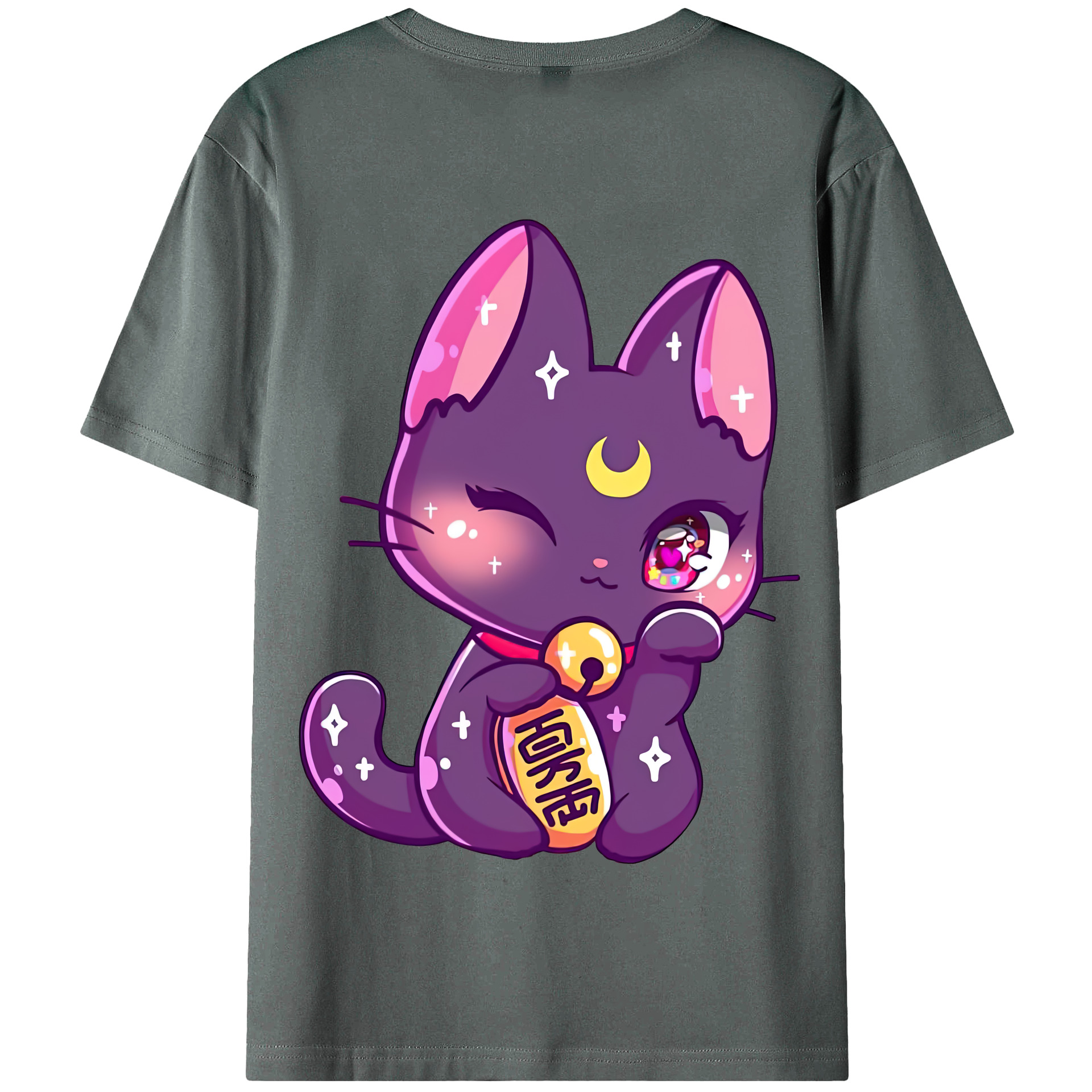 （画像用） 美少女戦士セーラームーン Sailor Moon 綿100％半袖Tシャツ（背面プリント）
